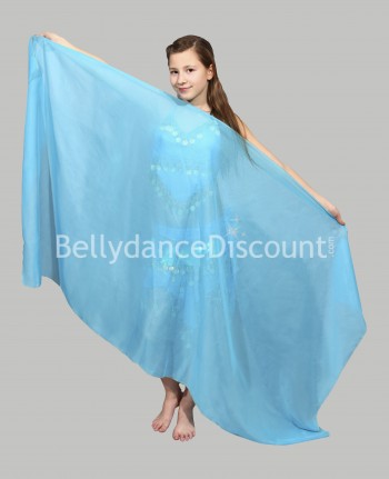 Light blue belly dance children’s veil 