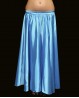 Light blue belly dance satin skirt