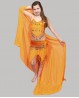 Voile enfant de danse orientale orange