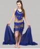 Velo bambina di danza del ventre blu scuro