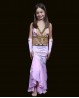 Light pink belly dance  children’s skirt