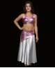 Kids' dance light pink set top + belt