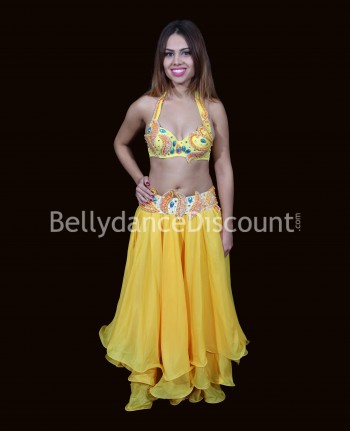 Bellydance costume "Gold Sparkle"