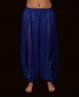 Pantaloni brillanti di danza del ventre blu scuro