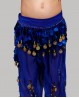 Cinturón azul oscuro para niña, ideal para danza del vientre 
