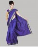 Sari de danse indienne violet et doré