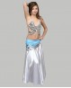 Cintura bambina di danza del ventre azzurra