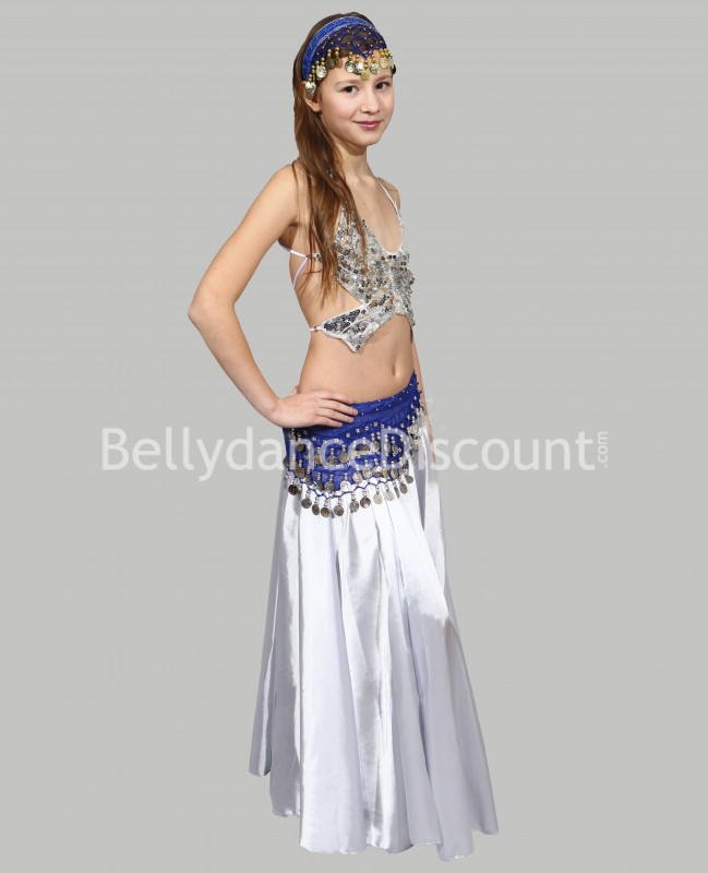 Cerchietto di danza del ventre blu scuro