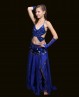 Ceinture enfant de danse orientale pastilles bleu nuit