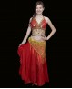 Red belly dance  children’s skirt