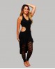 Legging negro en encaje para danza del vientre