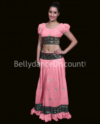 Powder pink Bollywood costume
