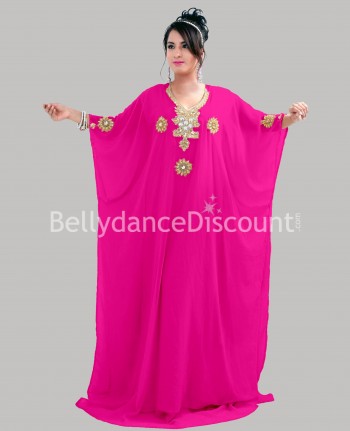 Vestido oriental rosa Khaliji