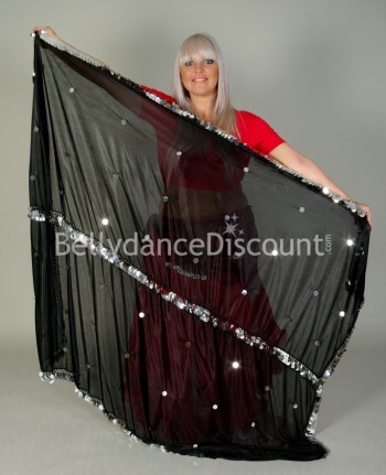 Black and silver Bellydance Malaya