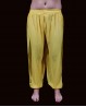 Transparent Bellydance sarouel pants yellow with slits