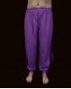 Transparent Bellydance sarouel pants purple with slits