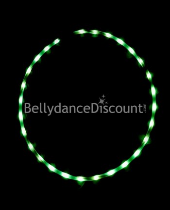 Cerchio luminoso di danza del ventre verde