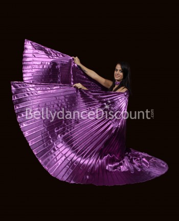 Ailes d’Isis de danse orientale opaques violet