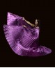 Ailes d’Isis de danse orientale opaques violet