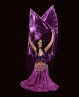 Opaque purple Bellydance Isis wings