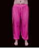 Transparent Bellydance sarouel pants fuchsia with slits