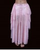 Bellydance skirt light pink and gold
