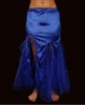 Bellydance skirt dark blue velvet and tulle