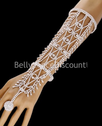 Arm bracelet in strass