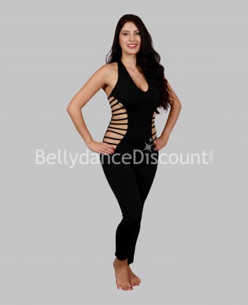 Black dance suit with straps