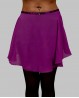Jupette de danse violette en mousseline