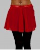 Jupette de danse rouge en mousseline