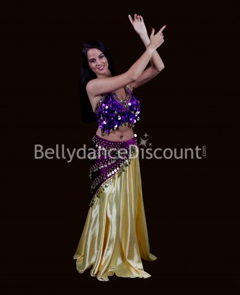 Bellydance top purple with...