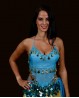 Light blue covering belly dance top