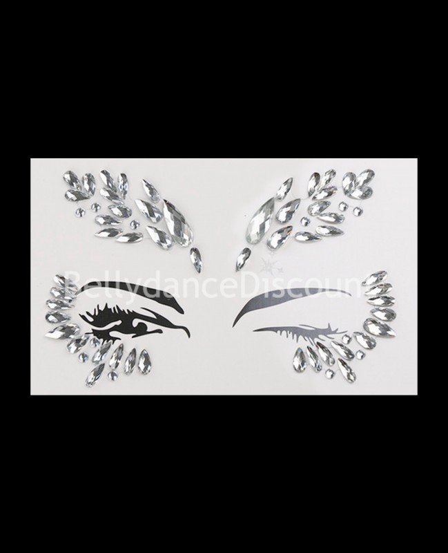 Strass Tatoo for the eyes silver