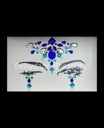 Strass Tatoo for the eyes blue