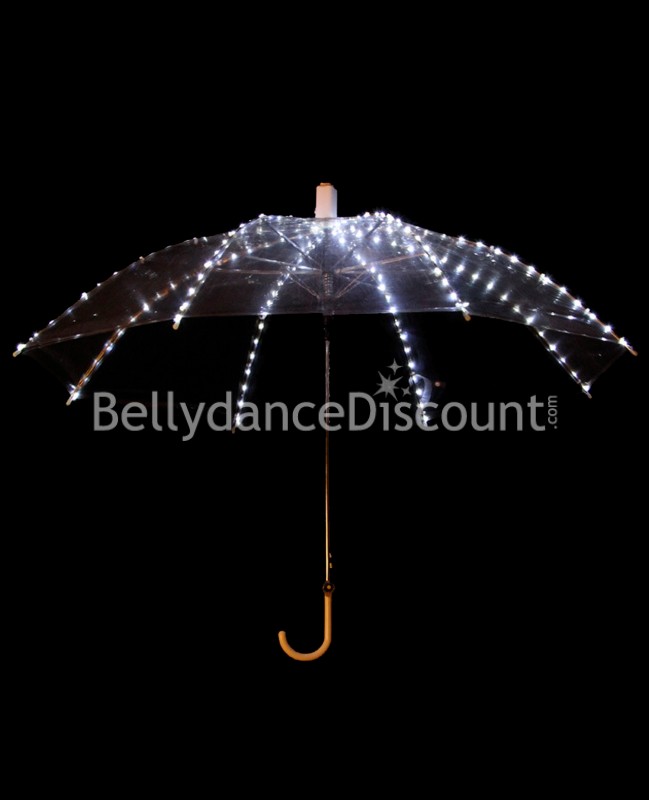 Paraguas luminoso blanco