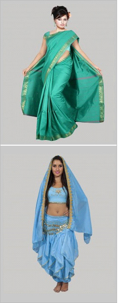 Tenue de danse indienne vendue chez BellydanceDiscount.com