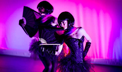 La fusion tra danza del ventre e danza di cabaret funziona!